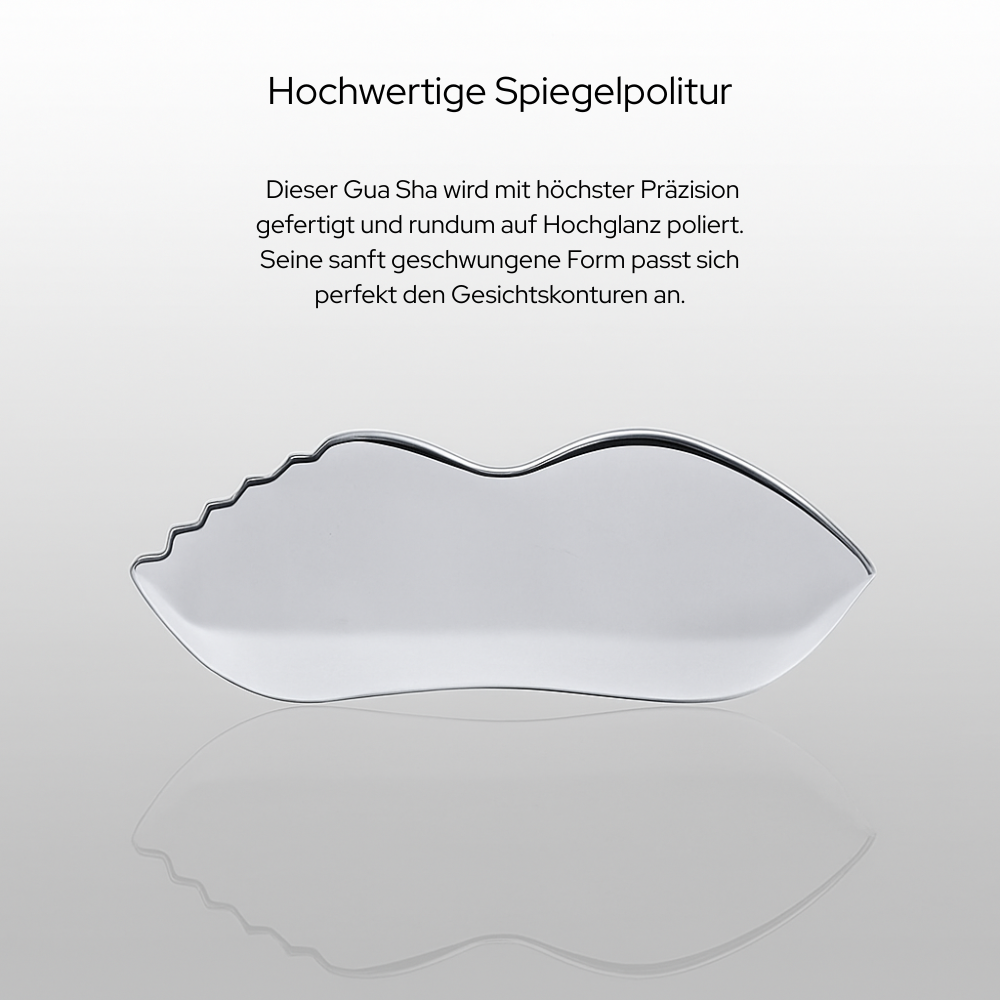 BEAUTYBLOCK Gua Sha Edelstahl Gesicht