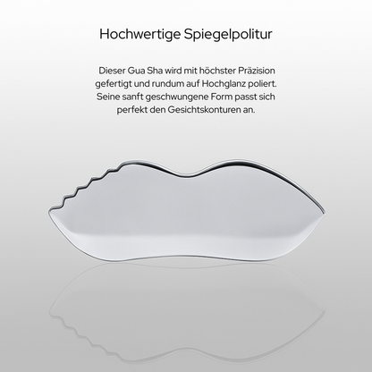 BEAUTYBLOCK Gua Sha Edelstahl Gesicht